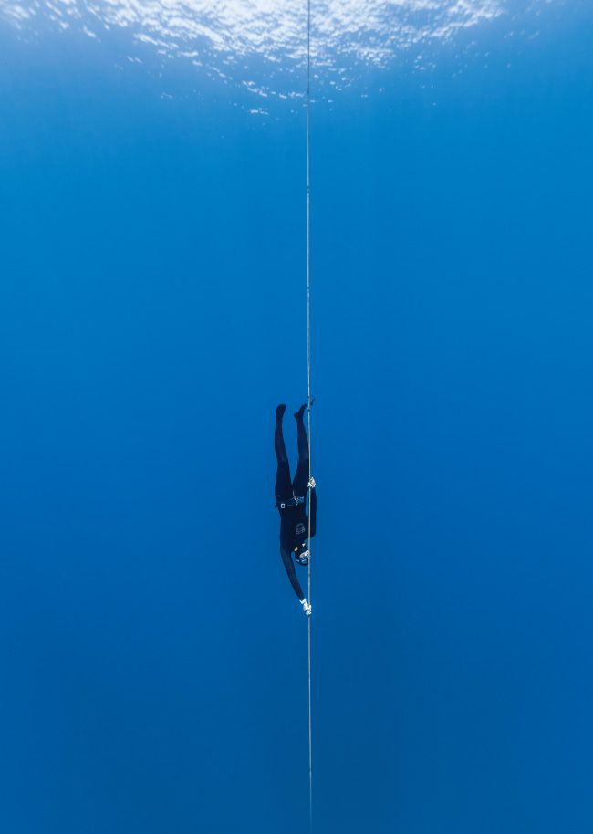 Experienced freediver