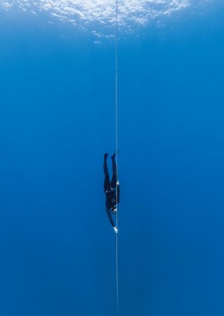 Experienced freediver